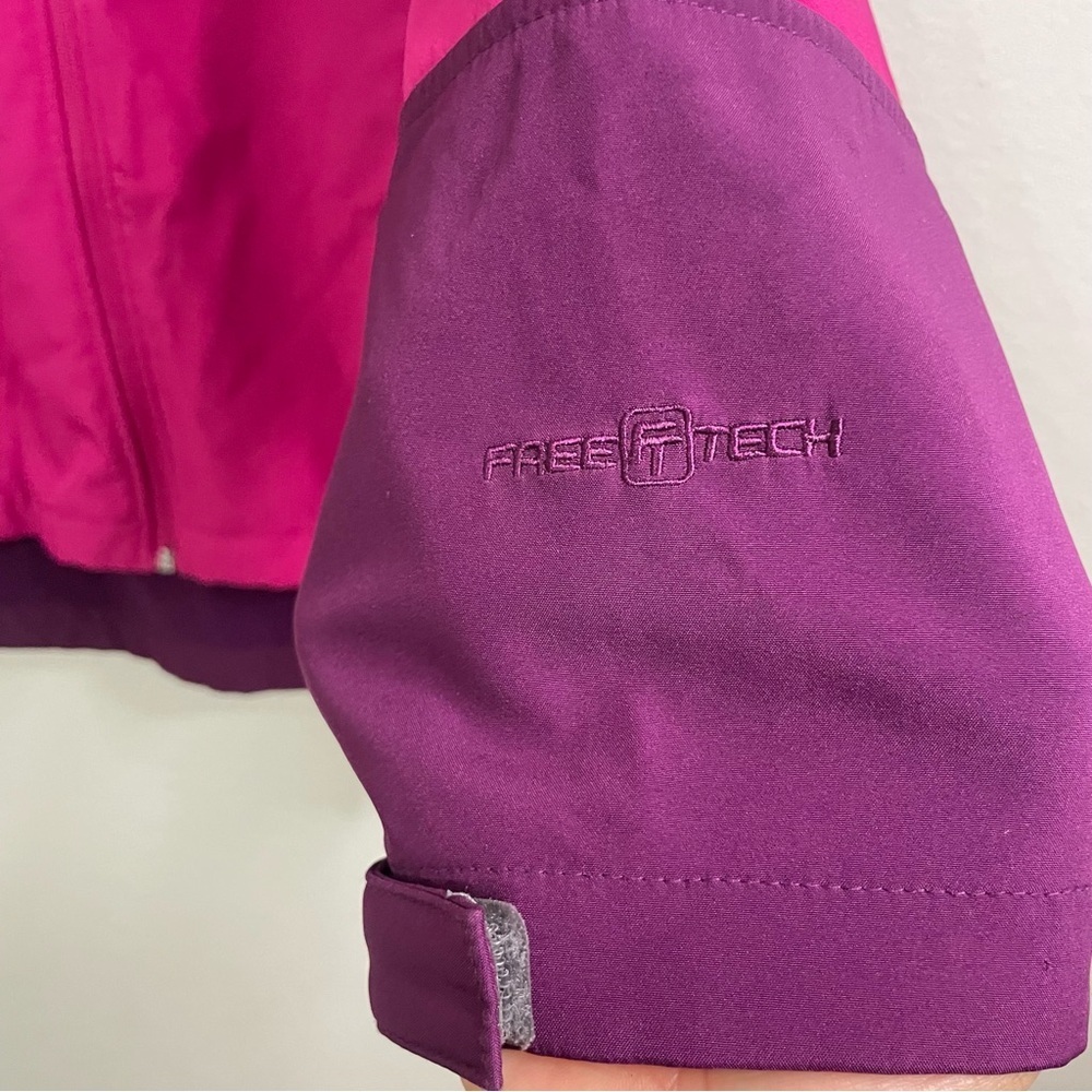 Free tech Women's Pink Jacket size 2X winter utility thick cozy full zip purple - Picture 2 of 7